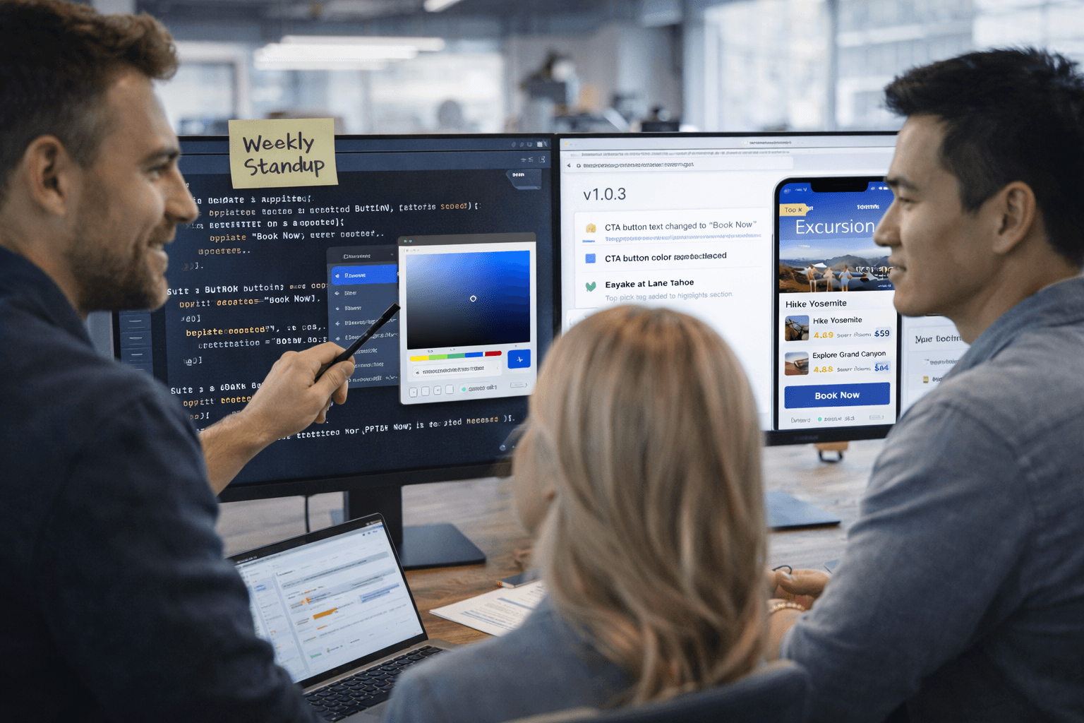 Iterate weekly