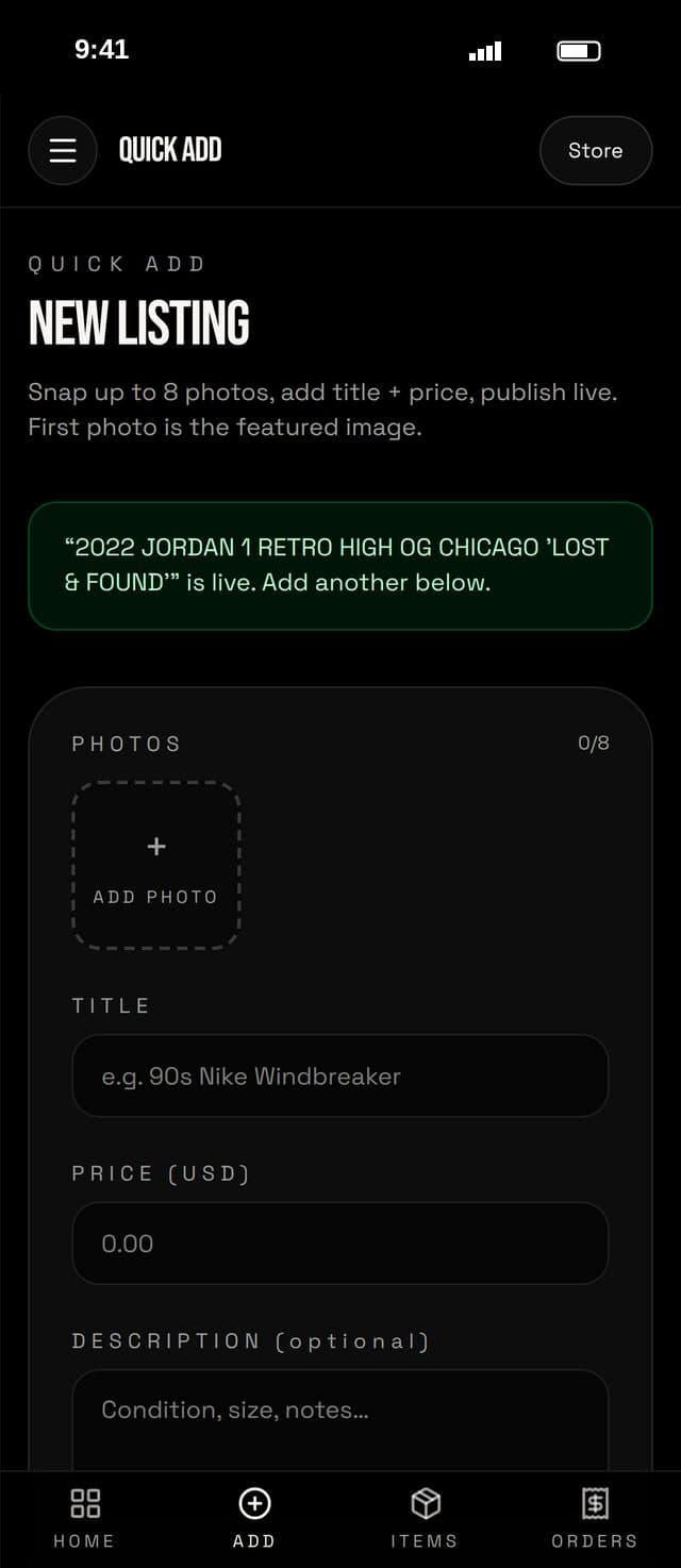 Lost 'N Found Vintage: It is live