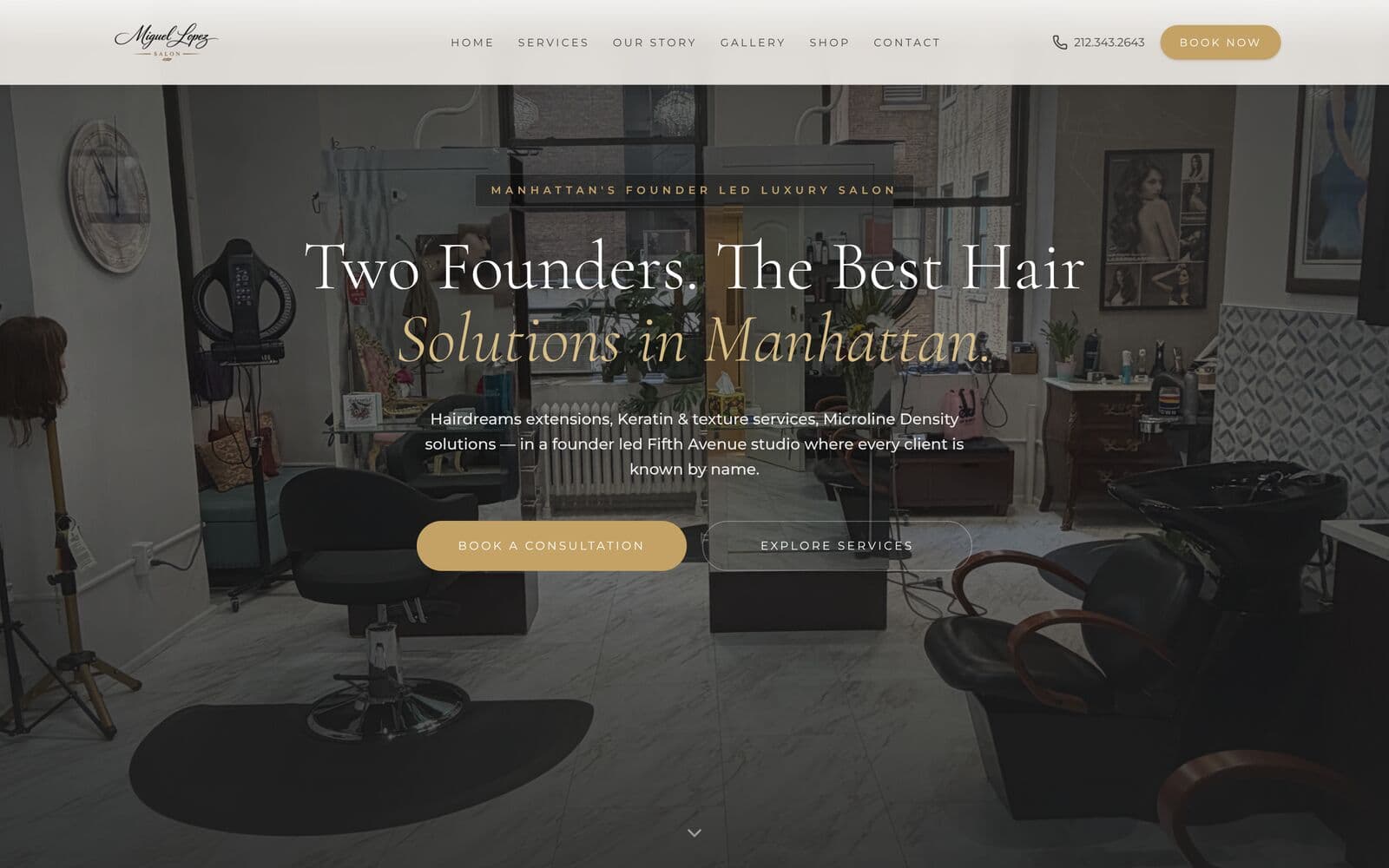 Miguel Lopez Salon: mlssalon.com
